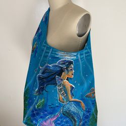 Mermaids Under the Sea Handmade Tote Bag