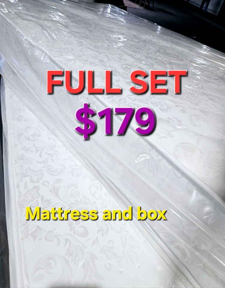Brand New !! Full Size $179 !! Mattress And Box Spring,All Products : American Fashion Style Bags On Sale