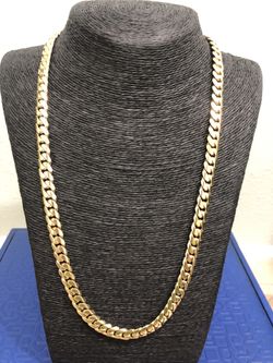 25” Cuban link 14k