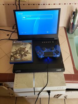 $120! PS4 500GB & 1 Control. $150! 1TB PS4 Slim. $200! 2020 PS4 Pro 1TB. Jailbreak 9.0 1TB $350! 2TB $450! $240! Monitor & $20! Per Game