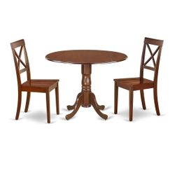 Small Kitchen Table That Folds Down And 2 Chairs