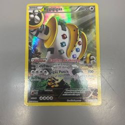 Pokemon Regigigas Holographic XY82 Card 2015