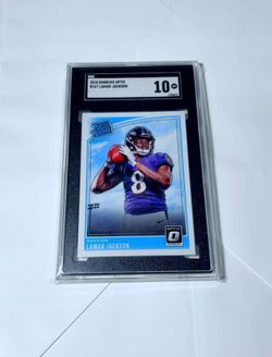 Lamar Jackson SGC 10 Rookie Card