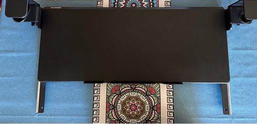 Under the desk keyboard tray