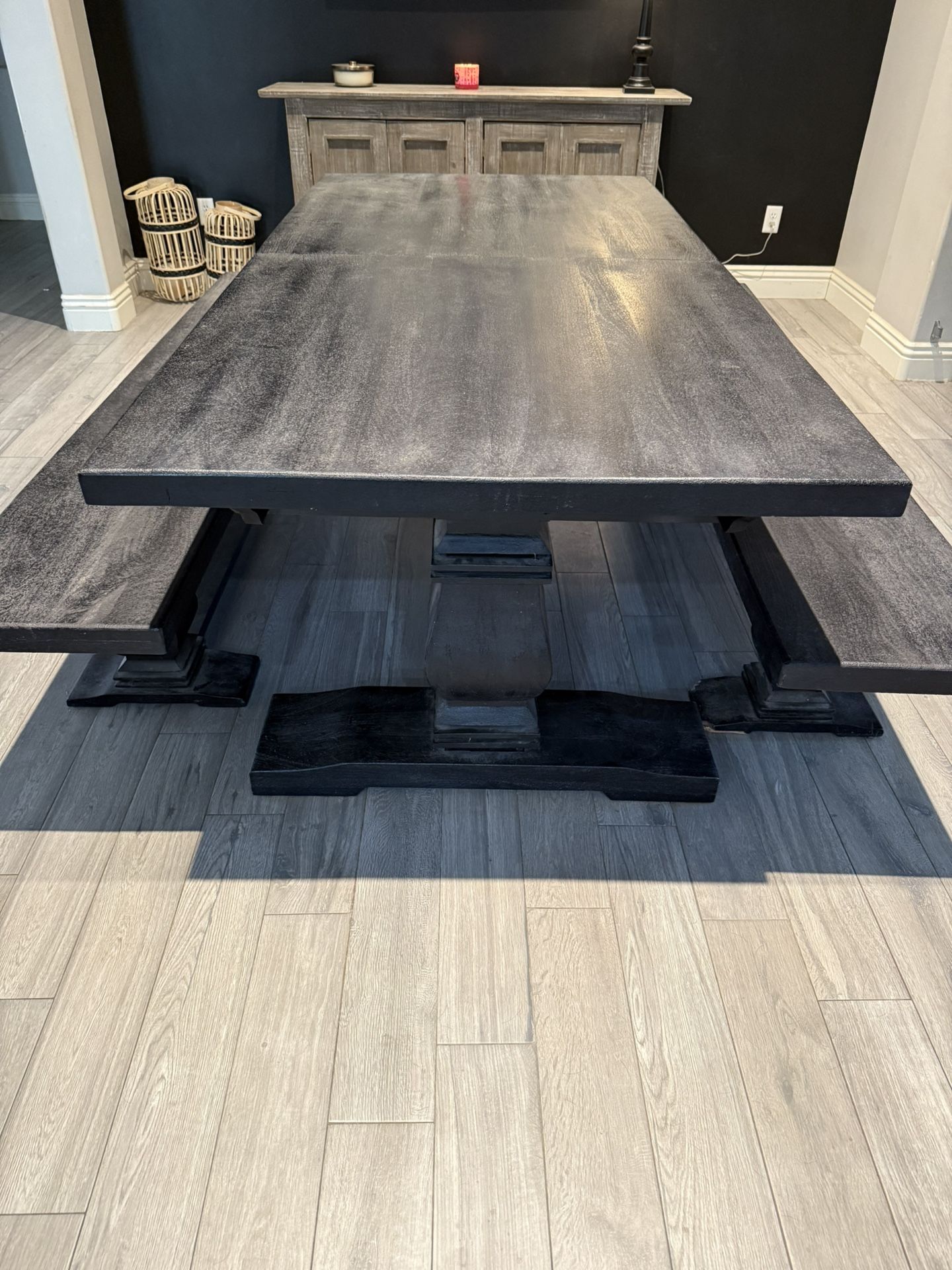 Dining Room Table And Benches