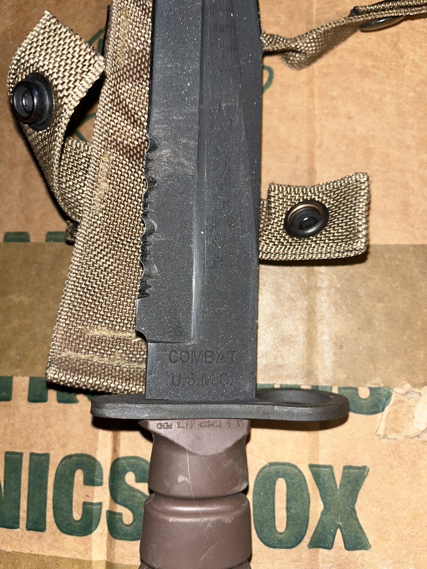 ONTARIO KNIFE COMPANY OKC3S MARINE BAYONET 6504