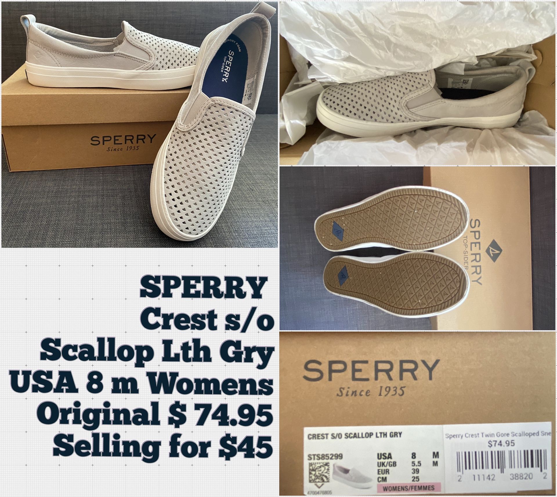 Sperry Womens 8