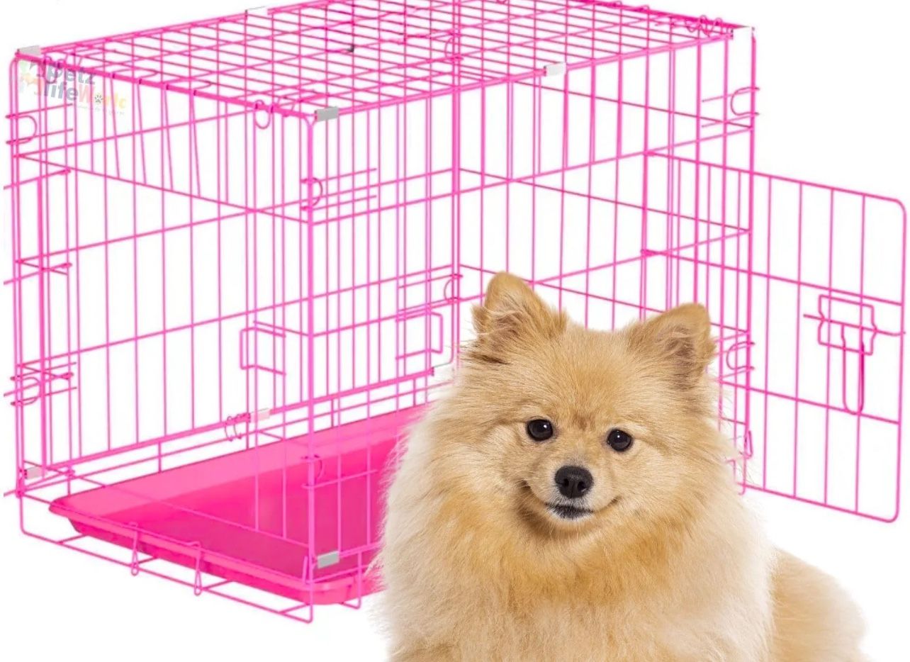 Pink Dog Cage