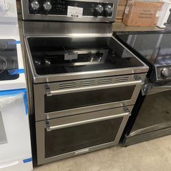 KITCHEN AID DOUBLE OVEN RANGE ELECTRIC 220v