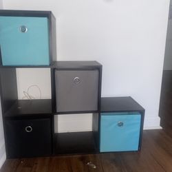 6 Cube Storage Unit/shelf With Inserts