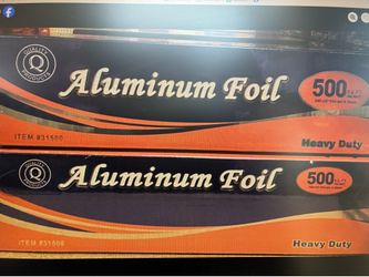 Aluminum foil 500 sq ft