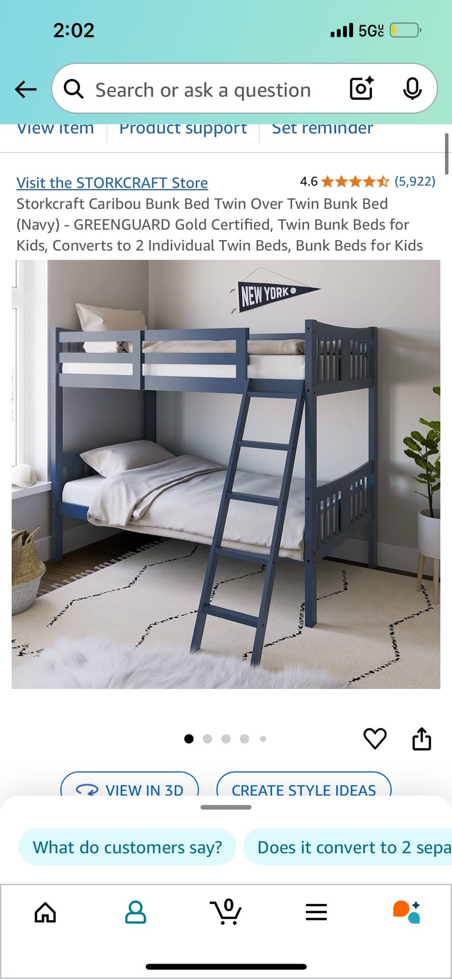 Used Twin Bunk Beds (Grey)   