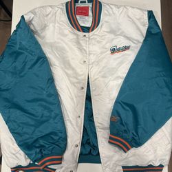 90s Vintage Miami Dolphins Reebok Jacket - Size 4XL