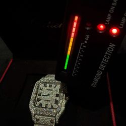 Moissinite   Cartier Watch