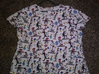 Dr seuss scrub XXL