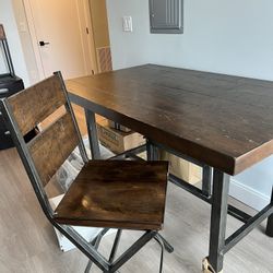 Dining Table set With Chairs And Bench 