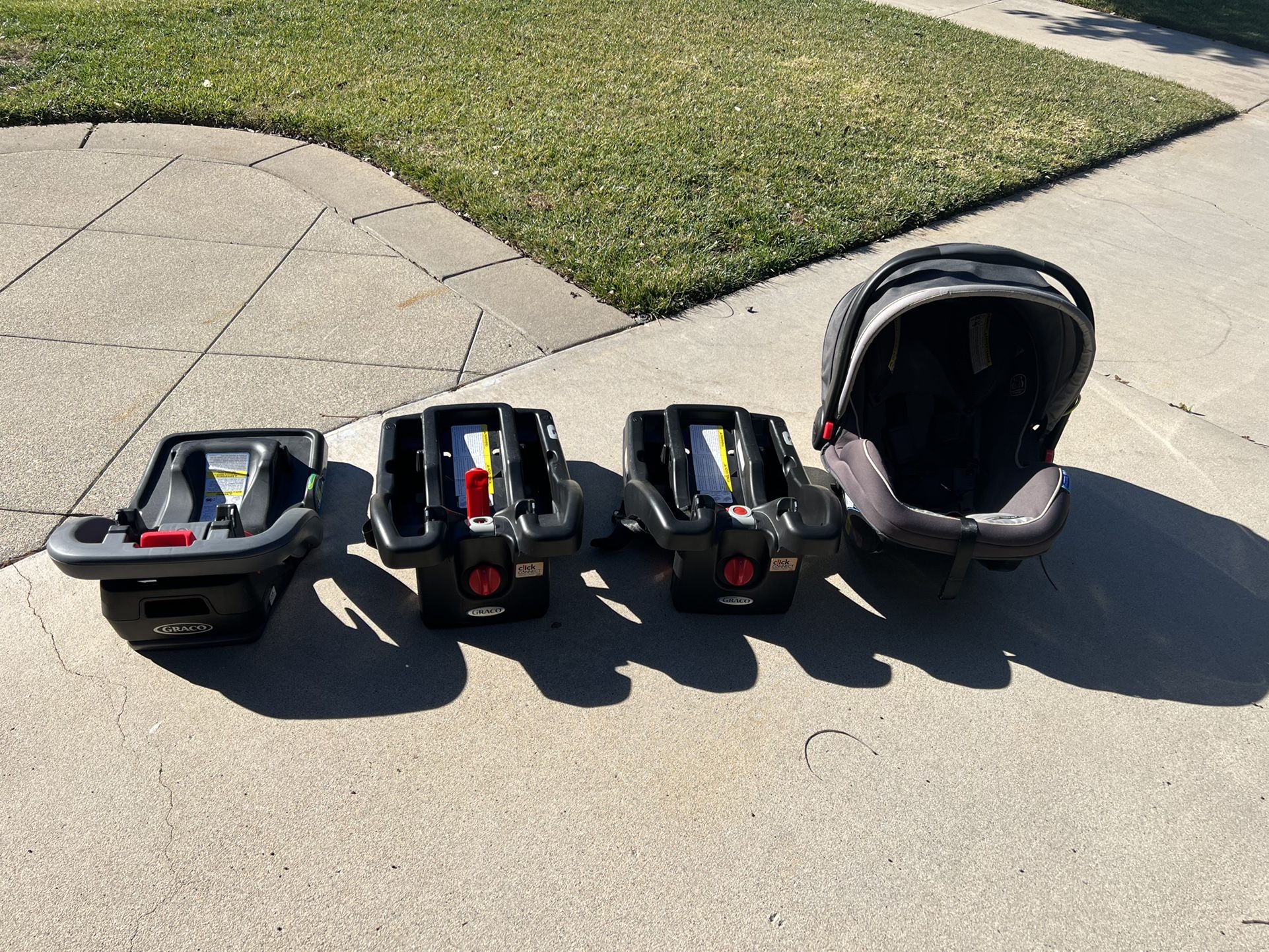 Gracco Snugride 35 Car Seat And 3 Bases