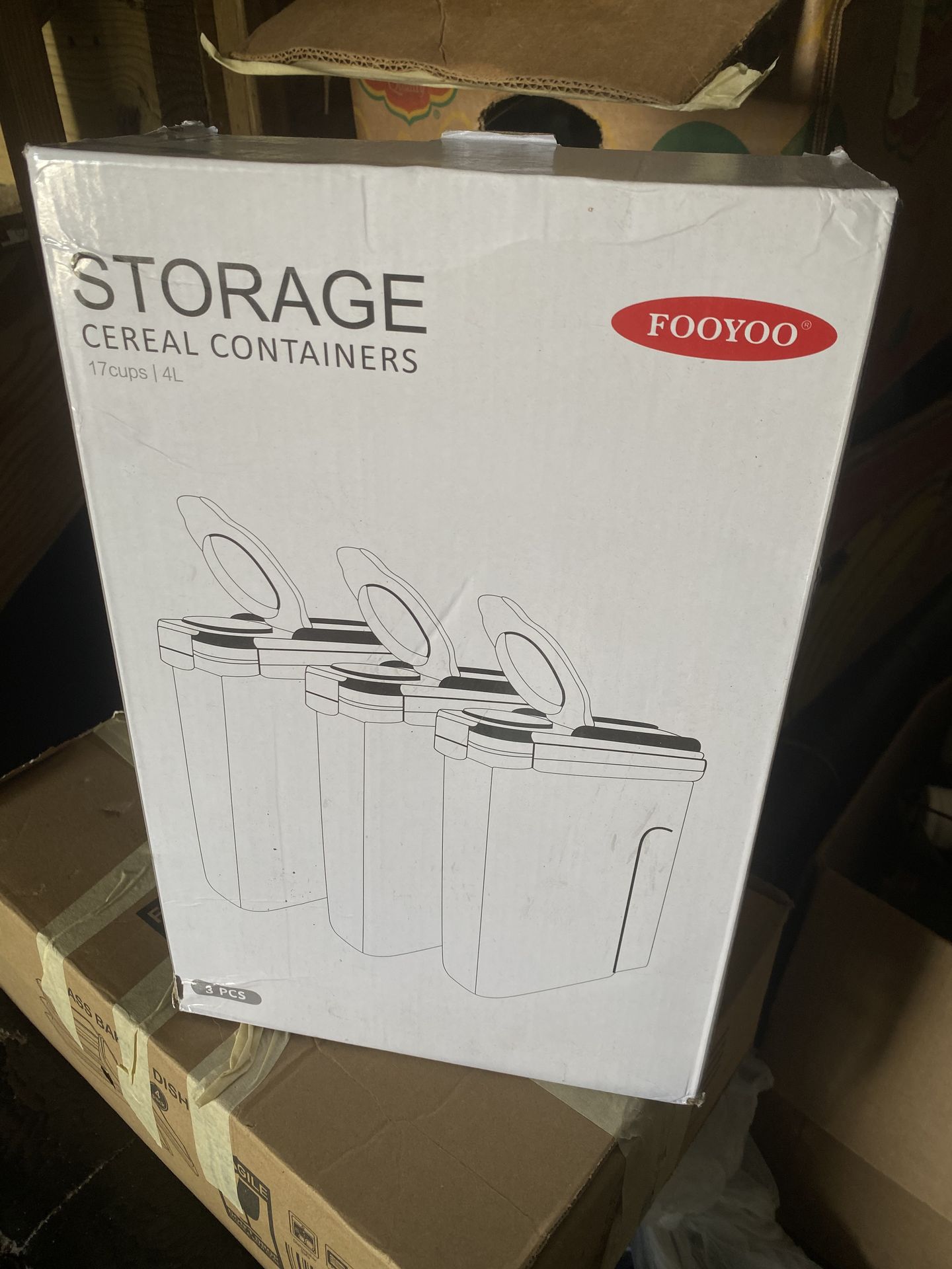 4Liter Storage/Cereal Containers