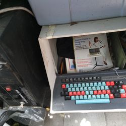 Vintage computer and floppy