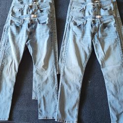6 Pairs Of WRANGLER STRETCH FIT Men's Jeans