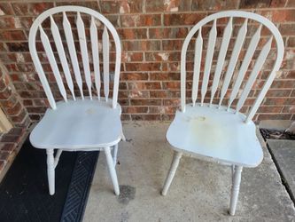 Each set of 2 dining chairs for $5