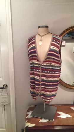Kimberly Hunter Multi Print Vest (Size XL)