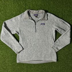 Womens Patagonia Quarter Half Zip Better Sweatshirt Sweater Jacket Coat Size Large