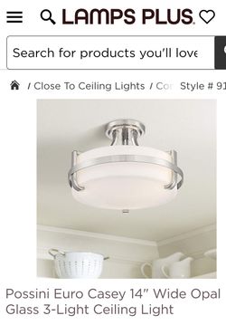 Possine Euro Casey Ceiling light