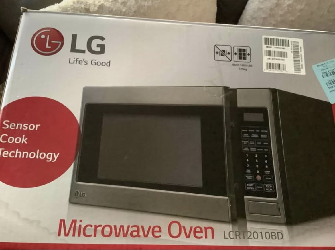 LG microwave 2.0 CU 1200w LCRT2010BD