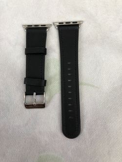 Apple Watch band 38mm black leather