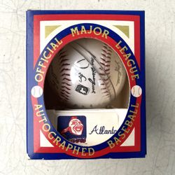 Vtg 1982 Atlanta Braves Official MLB Autographed Baseball
