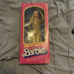 Golden dream Barbie 1980