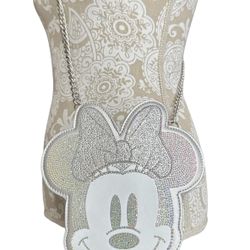 Forever 21 x Disney Minnie Mouse Crossbody Bag With Rhinestones NEW
