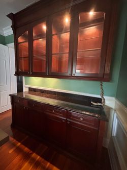 Kitchen wood buffet