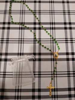 Handmade saint Jude rosary/rosario $8 obo