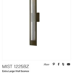 Large Outdoor Wall Sconce in Modern Style