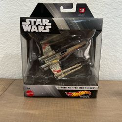 Star Wars Hot wheel X-wing Fighter Red three 