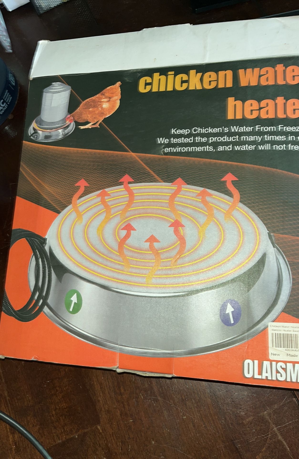 Chicken water Heater