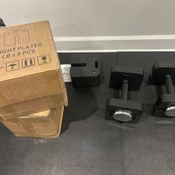 Eisenlink 80lbs Adjustable Dumbbells With Extras 
