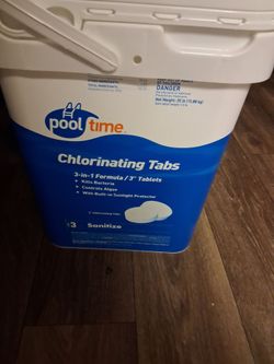 Pool Time Chlorinating Tabs 35 lb Bucket