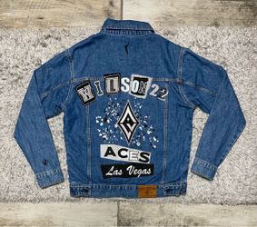 A’ja Wilson WNBA Denim Jacket