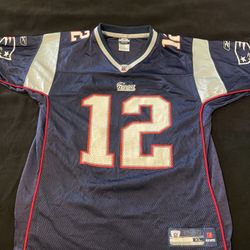 Tom Brady New England Patriots Jersey - Youth Size XL 18-20 In Excellent Condition Made By Reebok