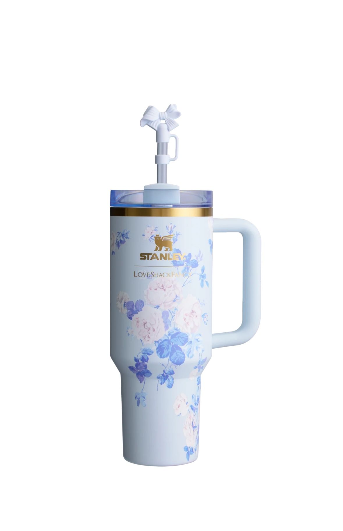 The Stanley x LoveShackFancy Quencher | 40 OZ - Everblooming Rosettes Color: Everblooming Rosettes