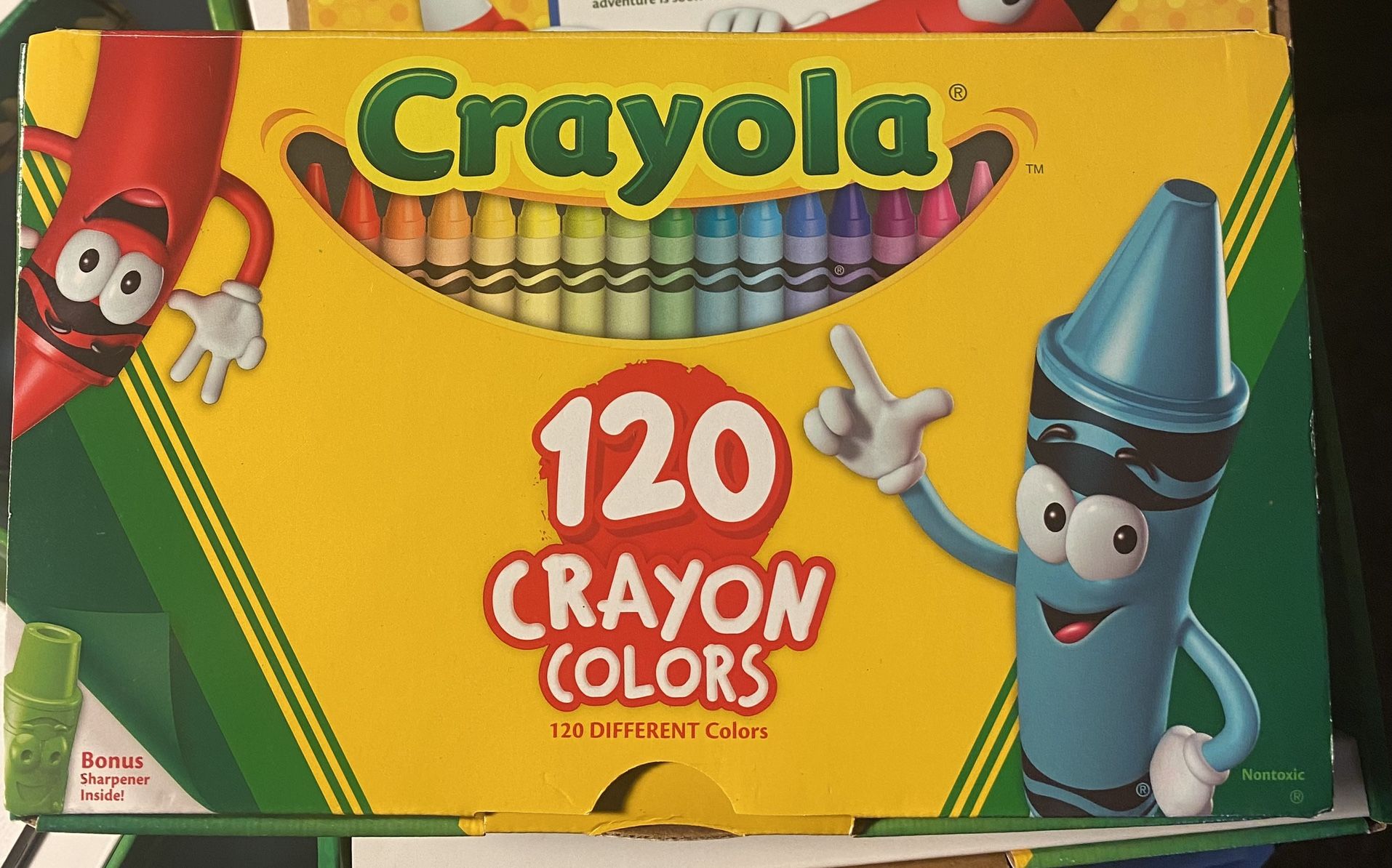 Crayola Standard Crayons, Assorted Colors, 5 Boxes Of 120 Crayons in each box