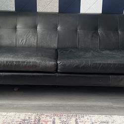 Joybird Leather Hughes Leather Sofa 
