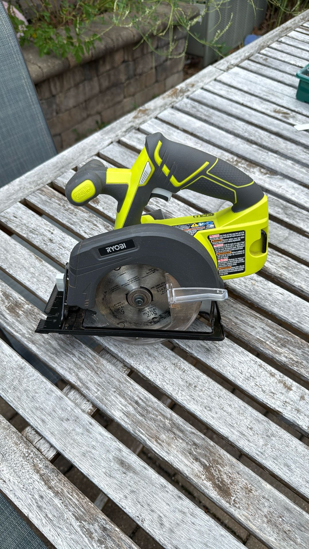 Ryobi Cordless 5 1/2 Inch Circular Saw (battery not included)