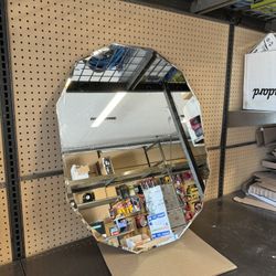 ELLO&ALLO 30 in. W x 36 in. L Single Beveled Edge Bath Wall Vanity Mirror