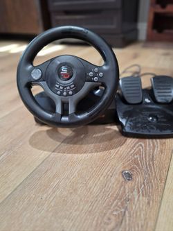 SLG Racing Wheel with Pedals for PC