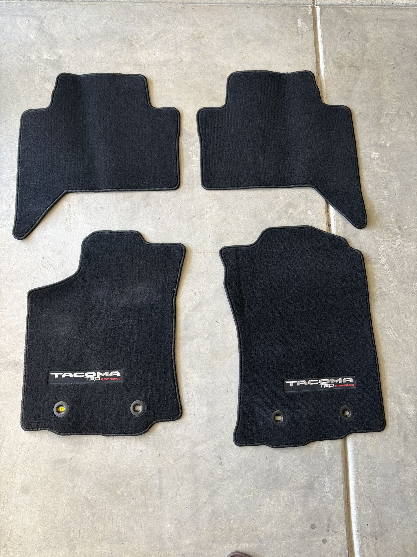 2018 Toyota Tacoma Trd Off-Road Interior FloorMats