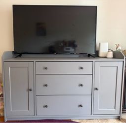 IKEA HAUGA Sideboard, 140x84 cm, Grey